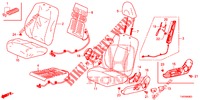FRONT SEAT/SEATBELTS (G.) (RH) for Honda CIVIC 1.8 SE 5 Doors 6 speed manual 2013
