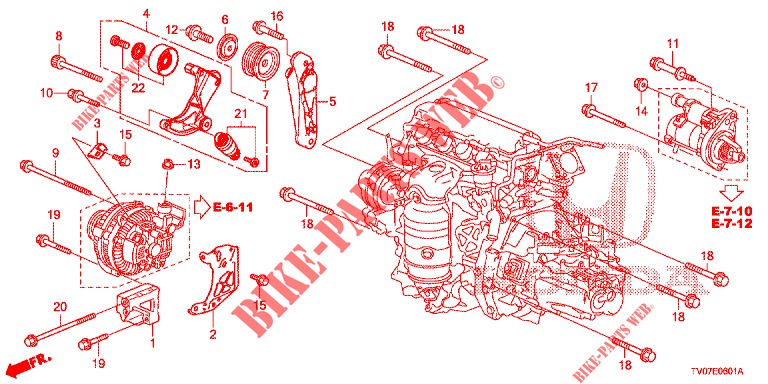 AUTO TENSIONER (1.8L) for Honda CIVIC 1.8 SE 5 Doors 6 speed manual 2013