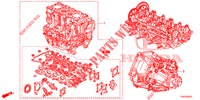 ENGINE ASSY./TRANSMISSION  ASSY. (DIESEL) (2.2L) for Honda CIVIC 2.2 ES 5 Doors 6 speed manual 2013