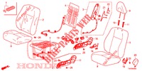 FRONT SEAT/SEATBELTS (D.) (RH) for Honda CIVIC 2.2 ES 5 Doors 6 speed manual 2013
