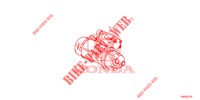 STARTER MOTOR (DENSO) (DIESEL) (2.2L) for Honda CIVIC 2.2 ES 5 Doors 6 speed manual 2013