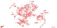 TURBOCHARGER (DIESEL) (2.2L) for Honda CIVIC 2.2 ES 5 Doors 6 speed manual 2013