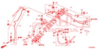 AIR CONDITIONER (FLEXIBLES/TUYAUX) (DIESEL) (2.2L) (RH) for Honda CIVIC 2.2 ES TUNER LESS 5 Doors 6 speed manual 2013
