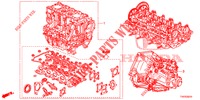 ENGINE ASSY./TRANSMISSION  ASSY. (DIESEL) (2.2L) for Honda CIVIC 2.2 ES TUNER LESS 5 Doors 6 speed manual 2013