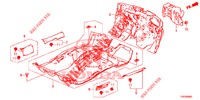 FLOOR MAT/INSULATOR  for Honda CIVIC 2.2 ES TUNER LESS 5 Doors 6 speed manual 2013