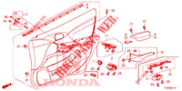 FRONT DOOR LINING (RH) for Honda CIVIC 2.2 ES TUNER LESS 5 Doors 6 speed manual 2013