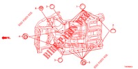 GROMMET (INFERIEUR) for Honda CIVIC 2.2 ES TUNER LESS 5 Doors 6 speed manual 2013