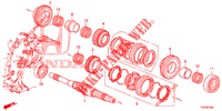 MAINSHAFT (DIESEL) (2.2L) for Honda CIVIC 2.2 ES TUNER LESS 5 Doors 6 speed manual 2013