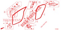 PILLAR GARNISH (RH) for Honda CIVIC 2.2 ES TUNER LESS 5 Doors 6 speed manual 2013