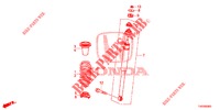 REAR SHOCK ABSORBER  for Honda CIVIC 2.2 ES TUNER LESS 5 Doors 6 speed manual 2013