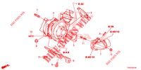 TURBOCHARGER (DIESEL) (2.2L) for Honda CIVIC 2.2 ES TUNER LESS 5 Doors 6 speed manual 2013