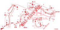 AIR CONDITIONER (FLEXIBLES/TUYAUX) (DIESEL) (2.2L) (RH) for Honda CIVIC 2.2 EX 5 Doors 6 speed manual 2013