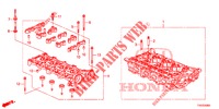 CYLINDER HEAD (DIESEL) (2.2L) for Honda CIVIC 2.2 EX 5 Doors 6 speed manual 2013