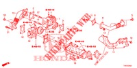 EGR VALVE (DIESEL) (2.2L) for Honda CIVIC 2.2 EX 5 Doors 6 speed manual 2013
