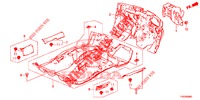 FLOOR MAT/INSULATOR  for Honda CIVIC 2.2 EX 5 Doors 6 speed manual 2013