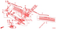 FRONT WINDSHIELD WIPER (RH) for Honda CIVIC 2.2 EX 5 Doors 6 speed manual 2013