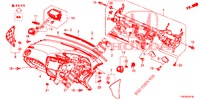 INSTRUMENT PANEL UPPER (RH) for Honda CIVIC 2.2 EX 5 Doors 6 speed manual 2013