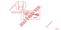 KEY CYLINDER SET (INTELLIGENT) for Honda CIVIC 2.2 EX 5 Doors 6 speed manual 2013