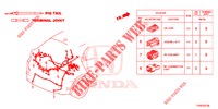 ELECTRICAL CONNECTORS (ARRIERE) for Honda CIVIC DIESEL 1.6 ES 5 Doors 6 speed manual 2014