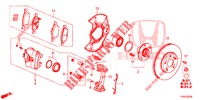 FRONT BRAKE  for Honda CIVIC DIESEL 1.6 ES 5 Doors 6 speed manual 2014