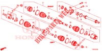 FRONT DRIVESHAFT/HALF SHA FT (DIESEL) for Honda CIVIC DIESEL 1.6 ES 5 Doors 6 speed manual 2014
