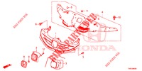 FRONT GRILLE/MOLDING  for Honda CIVIC DIESEL 1.6 ES 5 Doors 6 speed manual 2014