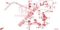 FRONT KNUCKLE  for Honda CIVIC DIESEL 1.6 ES 5 Doors 6 speed manual 2014