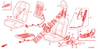 FRONT SEAT/SEATBELTS (G.) (RH) for Honda CIVIC DIESEL 1.6 ES 5 Doors 6 speed manual 2014