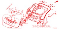 TAILGATE PANEL (2D)  for Honda CIVIC DIESEL 1.6 ES 5 Doors 6 speed manual 2014