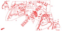 TRUNK SIDE LINING  for Honda CIVIC DIESEL 1.6 ES 5 Doors 6 speed manual 2014