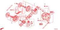 AIR CONDITIONER (COMPRESSEUR) (DIESEL) for Honda CIVIC DIESEL 1.6 EX 5 Doors 6 speed manual 2014