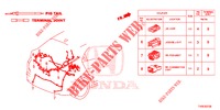 ELECTRICAL CONNECTORS (ARRIERE) for Honda CIVIC DIESEL 1.6 EX 5 Doors 6 speed manual 2014