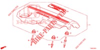 ENGINE COVER (DIESEL) for Honda CIVIC DIESEL 1.6 EX 5 Doors 6 speed manual 2014
