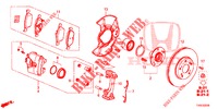 FRONT BRAKE  for Honda CIVIC DIESEL 1.6 EX 5 Doors 6 speed manual 2014