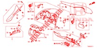 INSTRUMENT GARNISH (COTE DE CONDUCTEUR) (RH) for Honda CIVIC DIESEL 1.6 EX 5 Doors 6 speed manual 2014