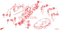 PARKING SENSOR  for Honda CIVIC DIESEL 1.6 EX 5 Doors 6 speed manual 2014