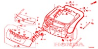 TAILGATE PANEL (2D)  for Honda CIVIC DIESEL 1.6 EX 5 Doors 6 speed manual 2014