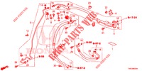 AIR CONDITIONER (FLEXIBLES/TUYAUX) (DIESEL) (RH) for Honda CIVIC DIESEL 1.6 EXGT 5 Doors 6 speed manual 2014