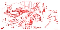 FRONT FENDERS  for Honda CIVIC DIESEL 1.6 EXGT 5 Doors 6 speed manual 2014