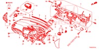 INSTRUMENT PANEL UPPER (RH) for Honda CIVIC DIESEL 1.6 EXGT 5 Doors 6 speed manual 2014