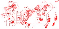 PEDAL (RH) for Honda CIVIC DIESEL 1.6 EXGT 5 Doors 6 speed manual 2014