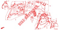 TRUNK SIDE LINING  for Honda CIVIC DIESEL 1.6 EXGT 5 Doors 6 speed manual 2014