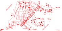 AIR CONDITIONER (FLEXIBLES/TUYAUX) (DIESEL) (RH) for Honda CIVIC DIESEL 1.6 GT 5 Doors 6 speed manual 2014
