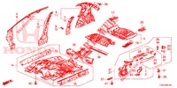 FLOOR/INNER PANELS  for Honda CIVIC DIESEL 1.6 GT 5 Doors 6 speed manual 2014