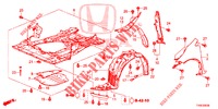 FRONT FENDERS  for Honda CIVIC DIESEL 1.6 GT 5 Doors 6 speed manual 2014