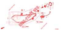 HEADLIGHT (HID) for Honda CIVIC DIESEL 1.6 GT 5 Doors 6 speed manual 2014
