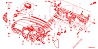 INSTRUMENT PANEL UPPER (RH) for Honda CIVIC DIESEL 1.6 GT 5 Doors 6 speed manual 2014
