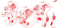 PEDAL (RH) for Honda CIVIC DIESEL 1.6 GT 5 Doors 6 speed manual 2014