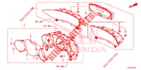SPEEDOMETER  for Honda CIVIC DIESEL 1.6 GT 5 Doors 6 speed manual 2014