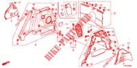 TRUNK SIDE LINING  for Honda CIVIC DIESEL 1.6 GT 5 Doors 6 speed manual 2014